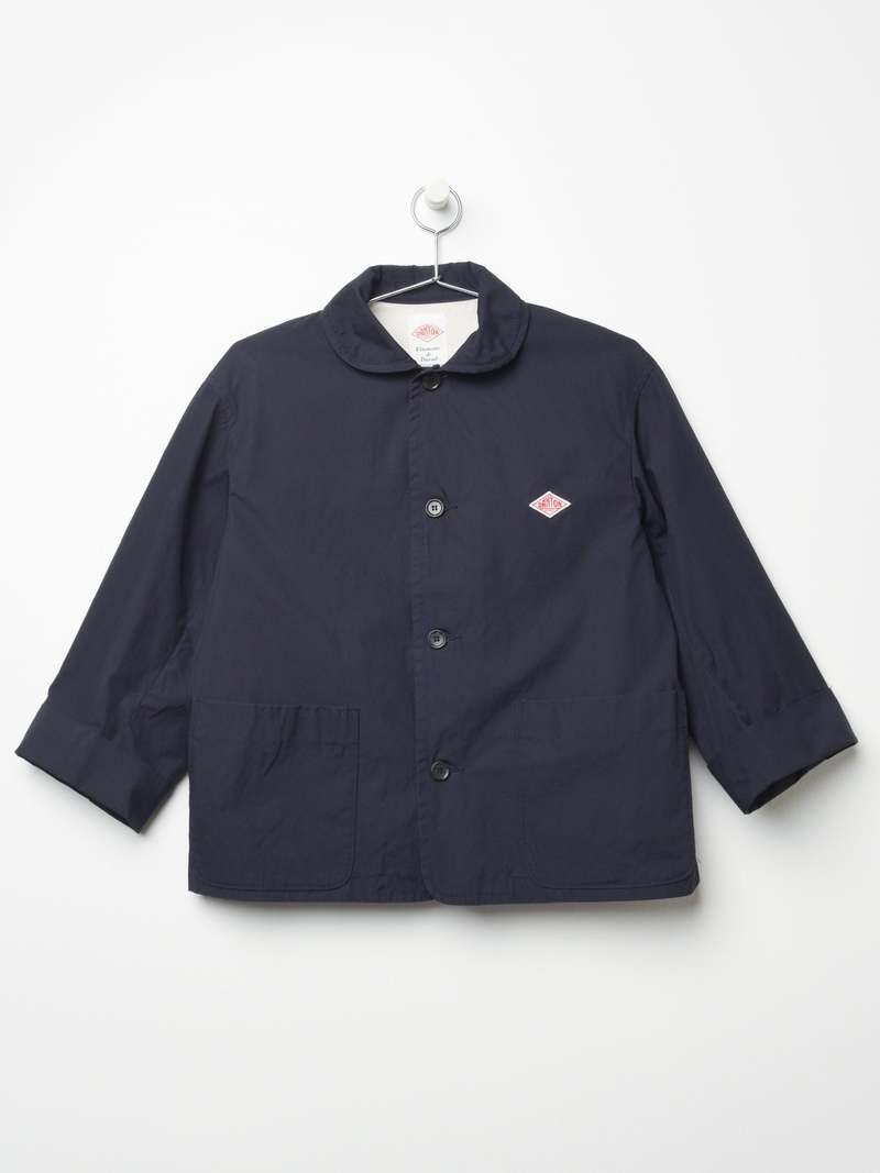 Danton W ROUND COLLAR JACKET - NAVY | Garmentory