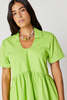 Back Beat Co. Poplin Dress - Neon - Thumbnail 2