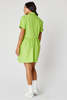 Back Beat Co. Poplin Dress - Neon - Thumbnail 3
