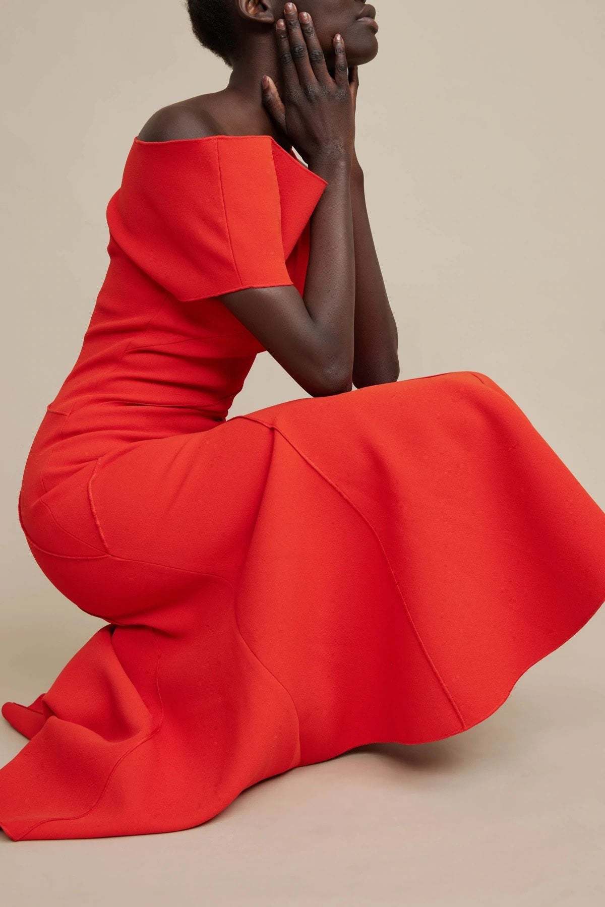 red acler dress TARNACRE GOWN