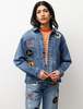 Needles Assorted Patches Jean Jacket - Indigo - Thumbnail 3