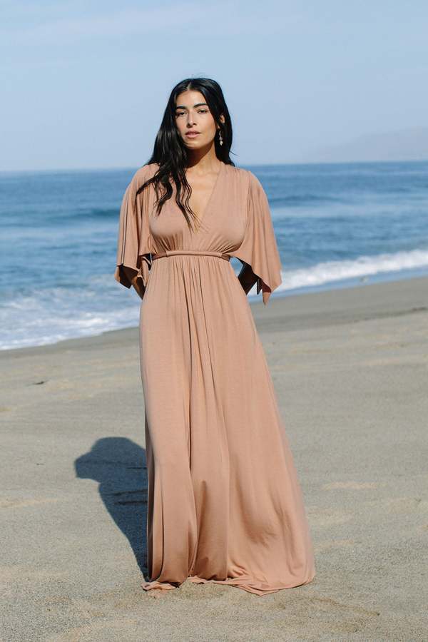 rachel pally maxi dress Rachel Pally Caftan Maternity Orange Sleeveless Evening Gown Maxi Dress