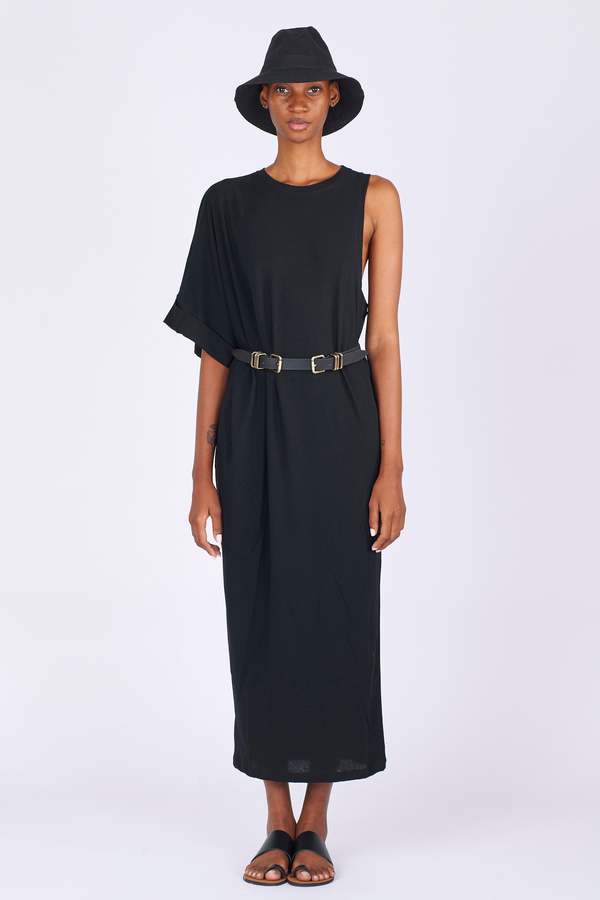 Isabel Benenato Asymmetrical Jersey Dress | Garmentory