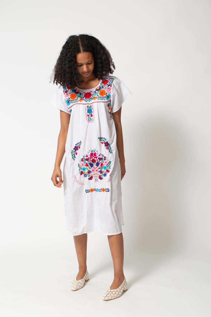 sachin and babi light blue dress Floral Embroidered Dress