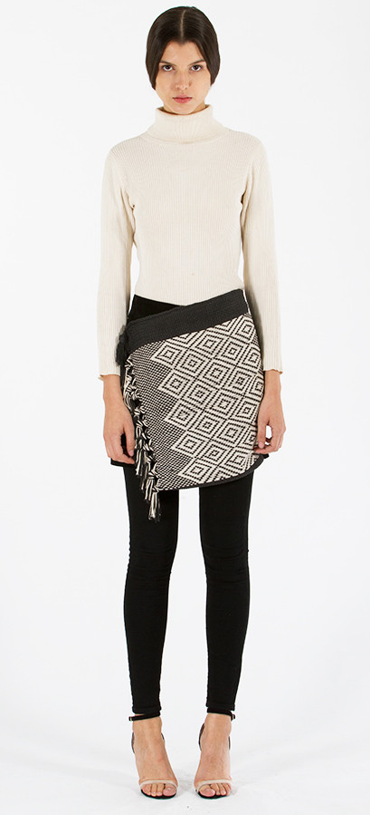 Textile Wrap Skirt Textile Wrap Skirt