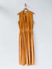 VINTAGE Deep Lake CALVIN KLEIN APRICOT SUEDE DRESS - Thumbnail 1