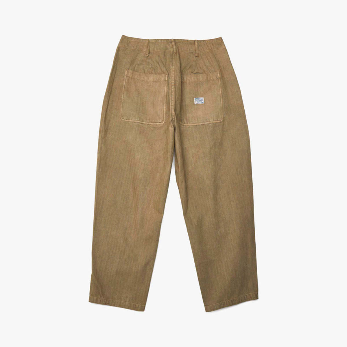 Liberaiders Garment Dyed Herringbone Pants - Beige | Garmentory