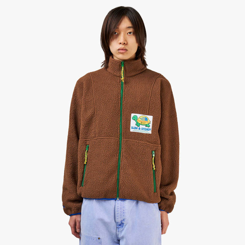 The North Face x Online Ceramics Sherpa Attitude FZ Jacket - Earth 