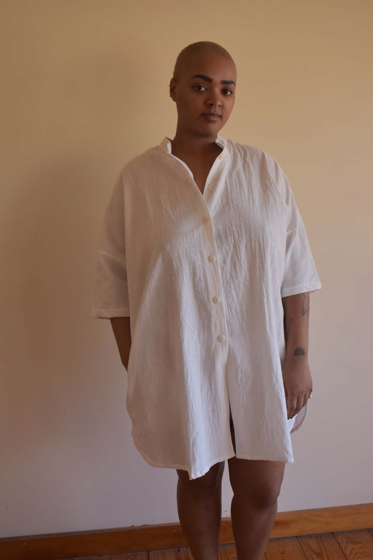 white linen tunic dress Linen Tunic Dress Taupe