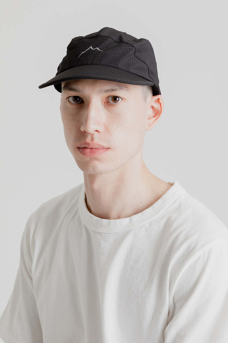 【CAYL】 flow 5panel cap / light grey CAYL ケイル Flow 5 Panel Cap Short Brim - Nicetime Mountain