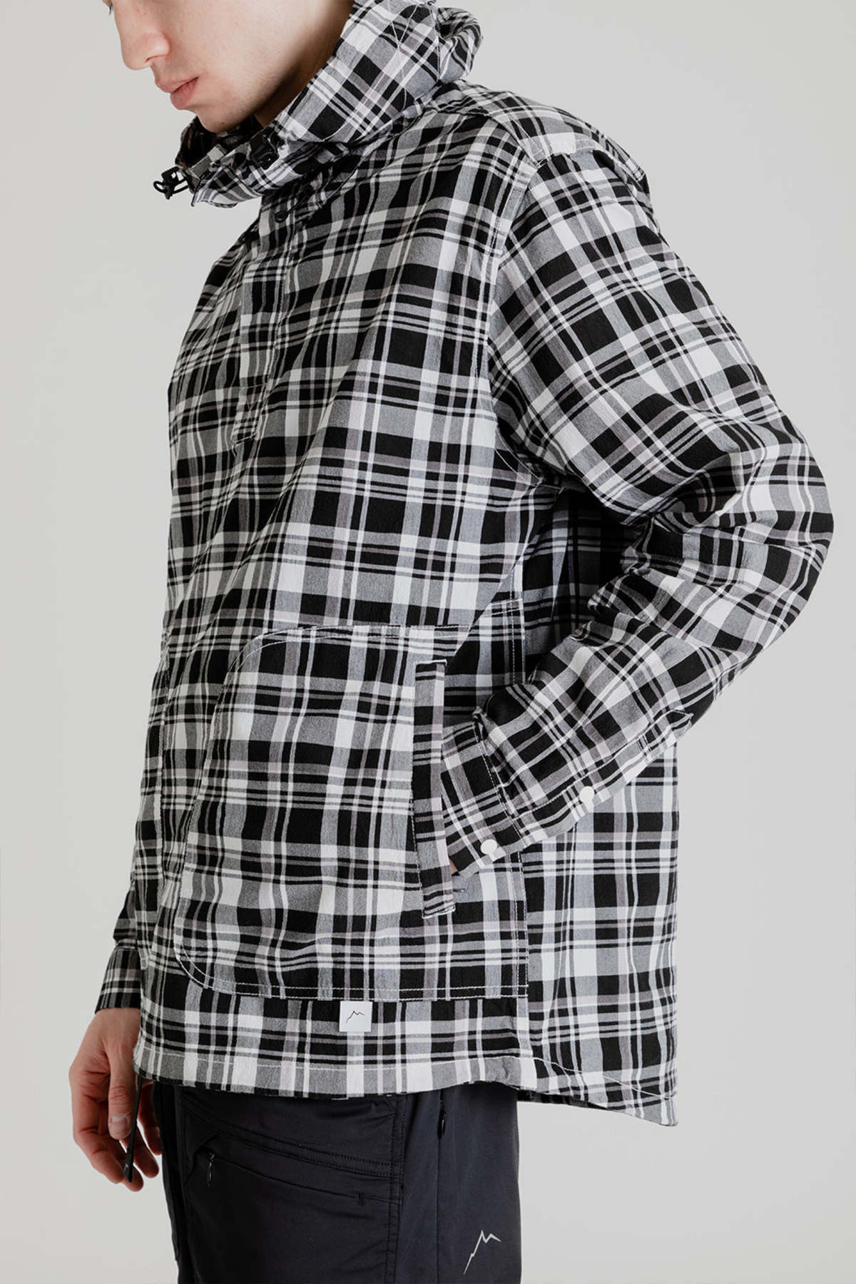 CAYL Light Cotton Pullover Hoody - Black Check | Garmentory