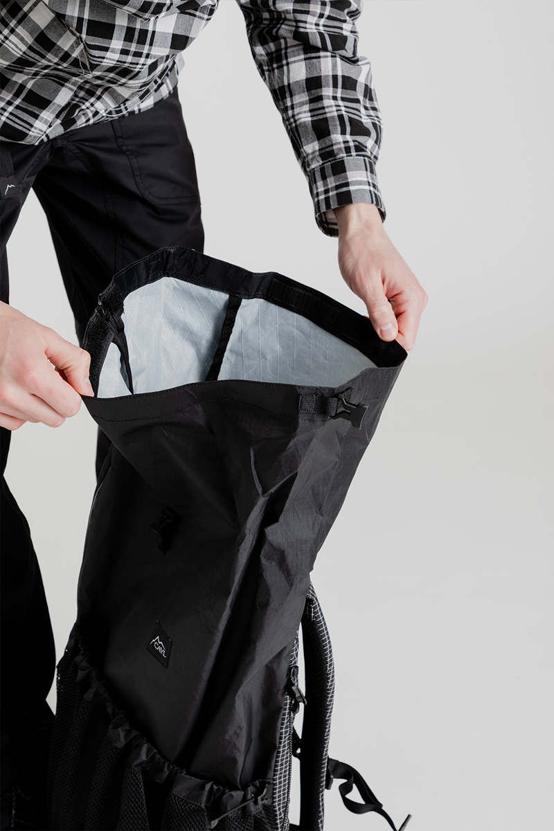 CAYL Mari Roll Top Xpac - Black | Garmentory