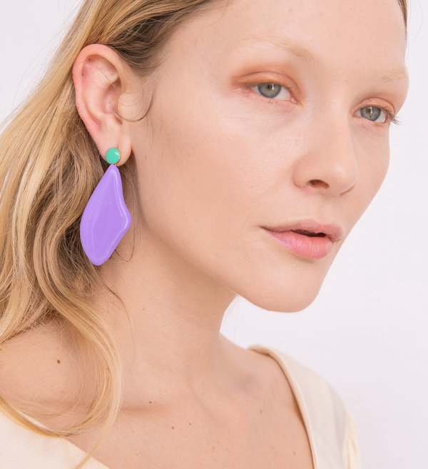 MATTER MATTERS Lima Earrings - Spring Lilac