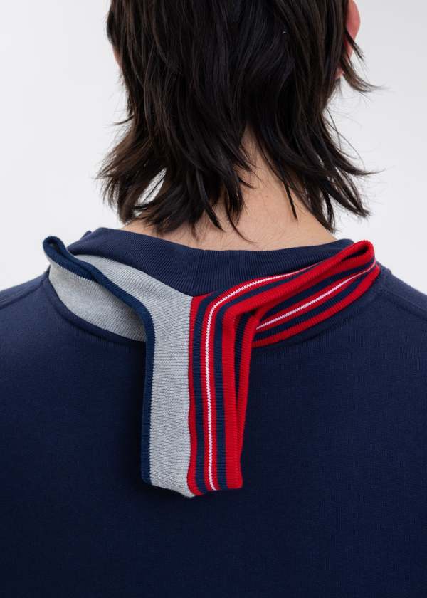 Y/Project x Fila Three Collar Sweatshirt in Grey | FWRD