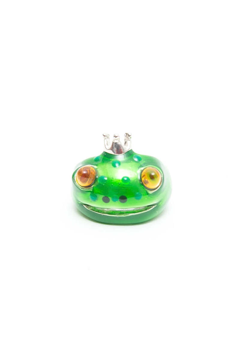 【関税込み】Collina Strada グリーン Frog Prince リング LIME FROG PRINCE RING | COLLINA STRADA – Collina Strada