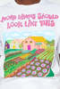 Collina Strada Lawn Tee - White - Thumbnail 3