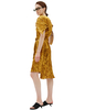 Junya Watanabe Polyester Midi Dress - Gold - Thumbnail 2