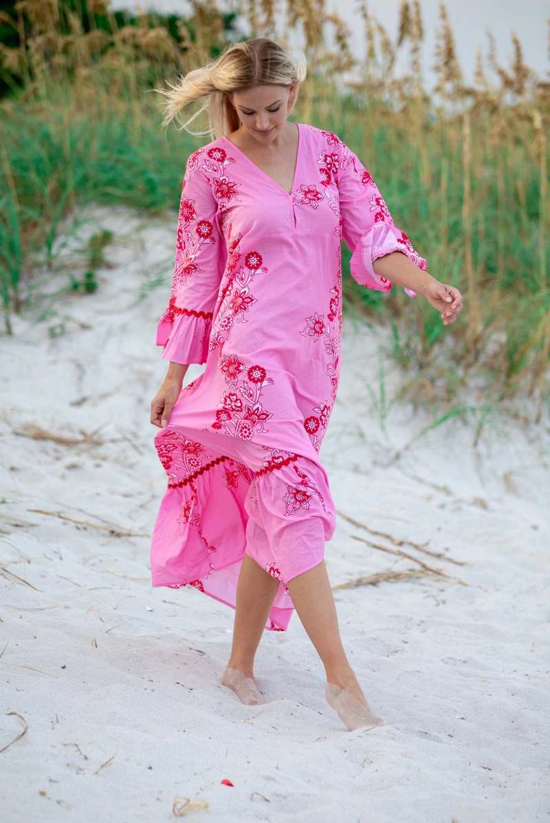 Bindu Maxi Dress - Pink | Garmentory