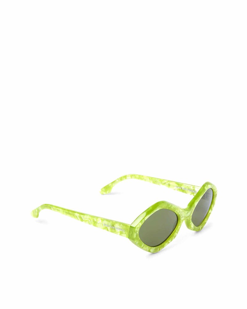 Kiko Kostadinov Octavia Sunglasses - Green | Garmentory