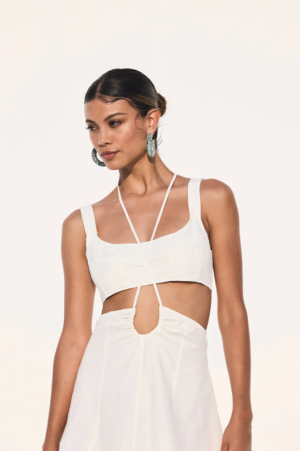 Cult Gaia Eileen Dress - Off White | Garmentory