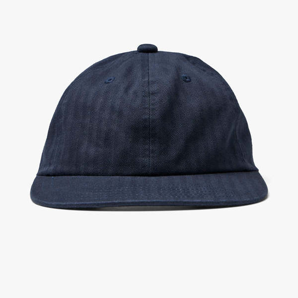 BEAMS PLUS 6Panel Hat Herringbone - Navy | Garmentory