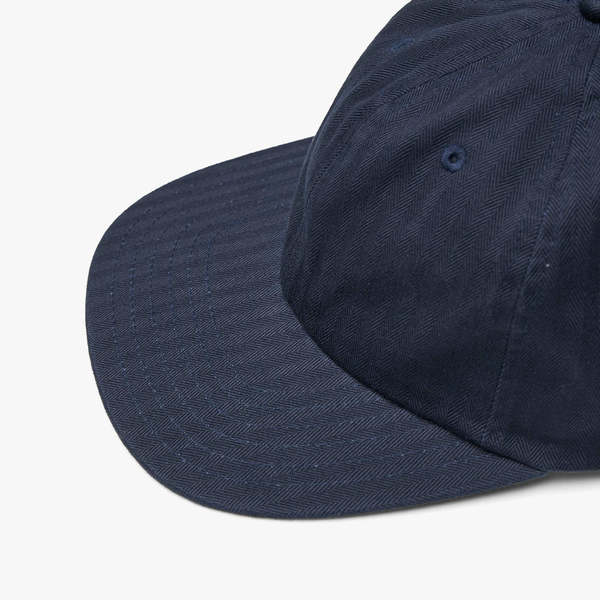 BEAMS PLUS 6Panel Hat Herringbone - Navy | Garmentory