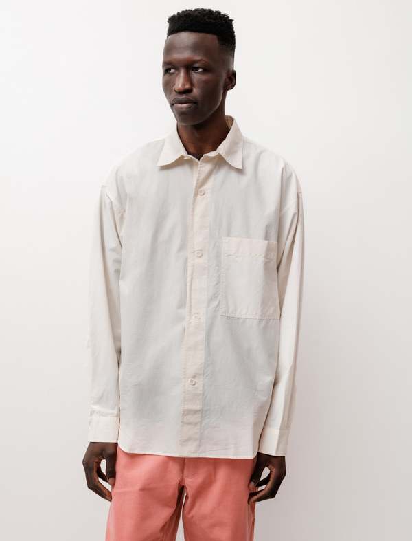 MARGARET HOWELL シャツ MHL by Margaret Howell Men's Overall Shirt in Asphalt MHL by