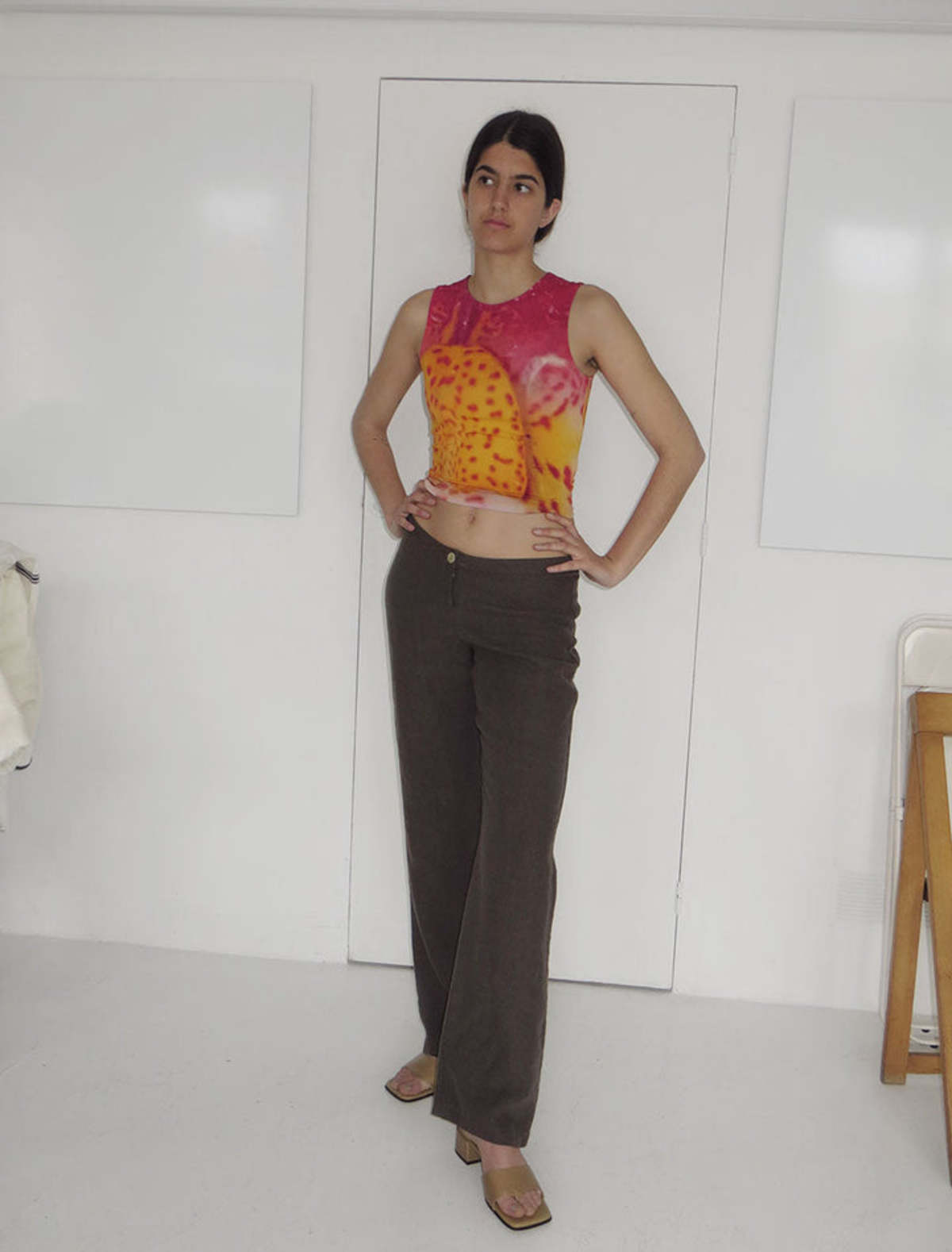 Paloma Wool Olivinchi Printed Top - Light Fuchsia | Garmentory Paloma Wool Olivinchi Printed Top - Light Fuchsia | Garmentory