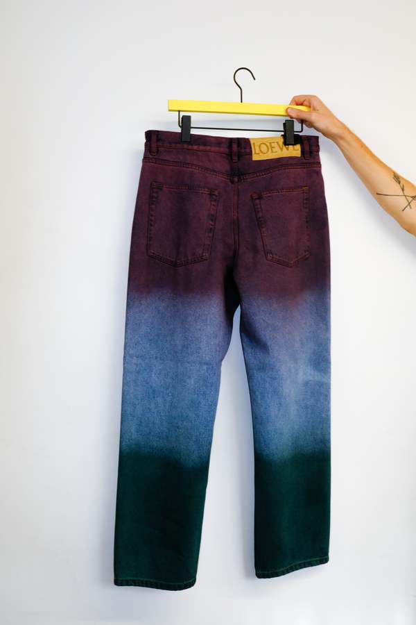 loewe tie dye jeans