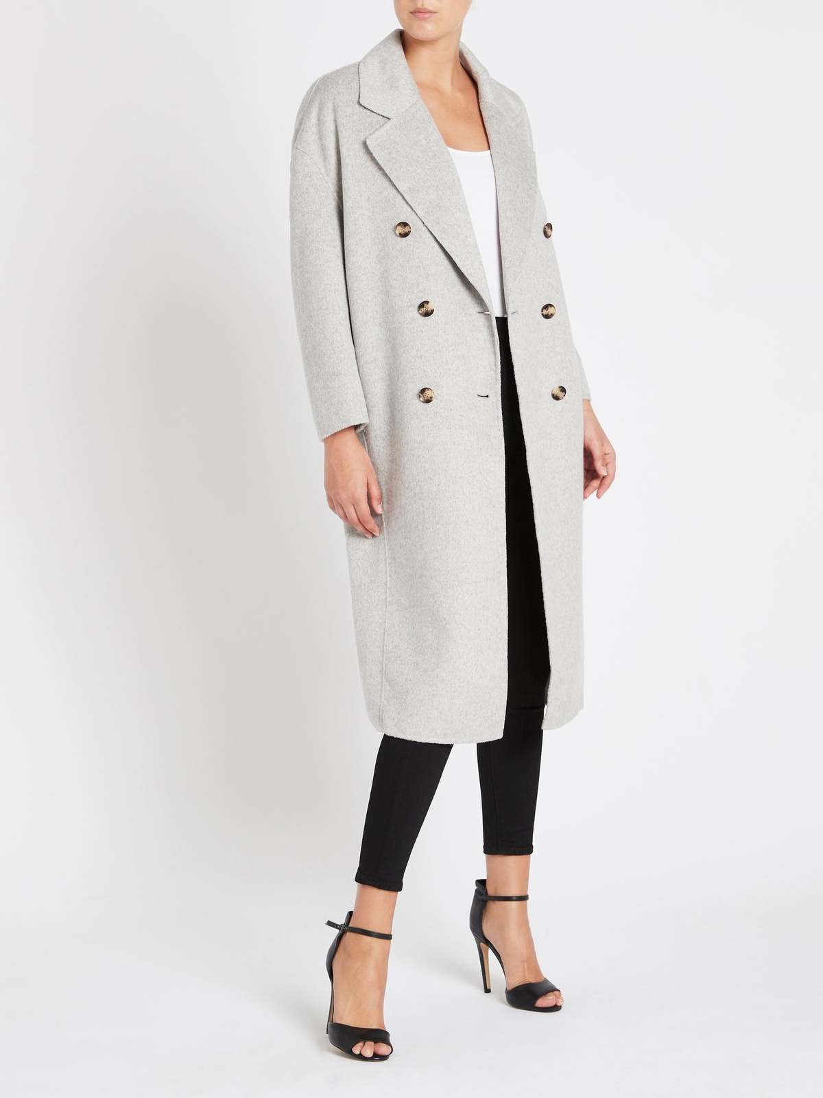 American Vintage Dadoulove Coat Polar Melange