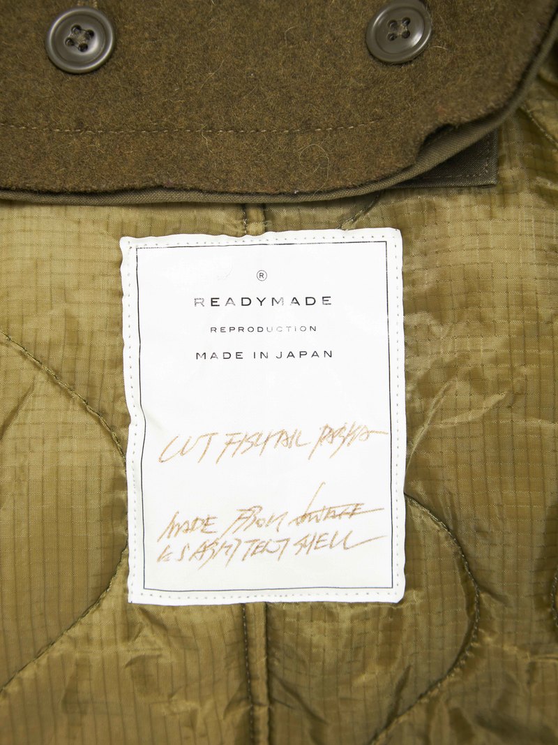 Pre-Loved] READYMADE M Cut Fishtail Parka - Army | Garmentory