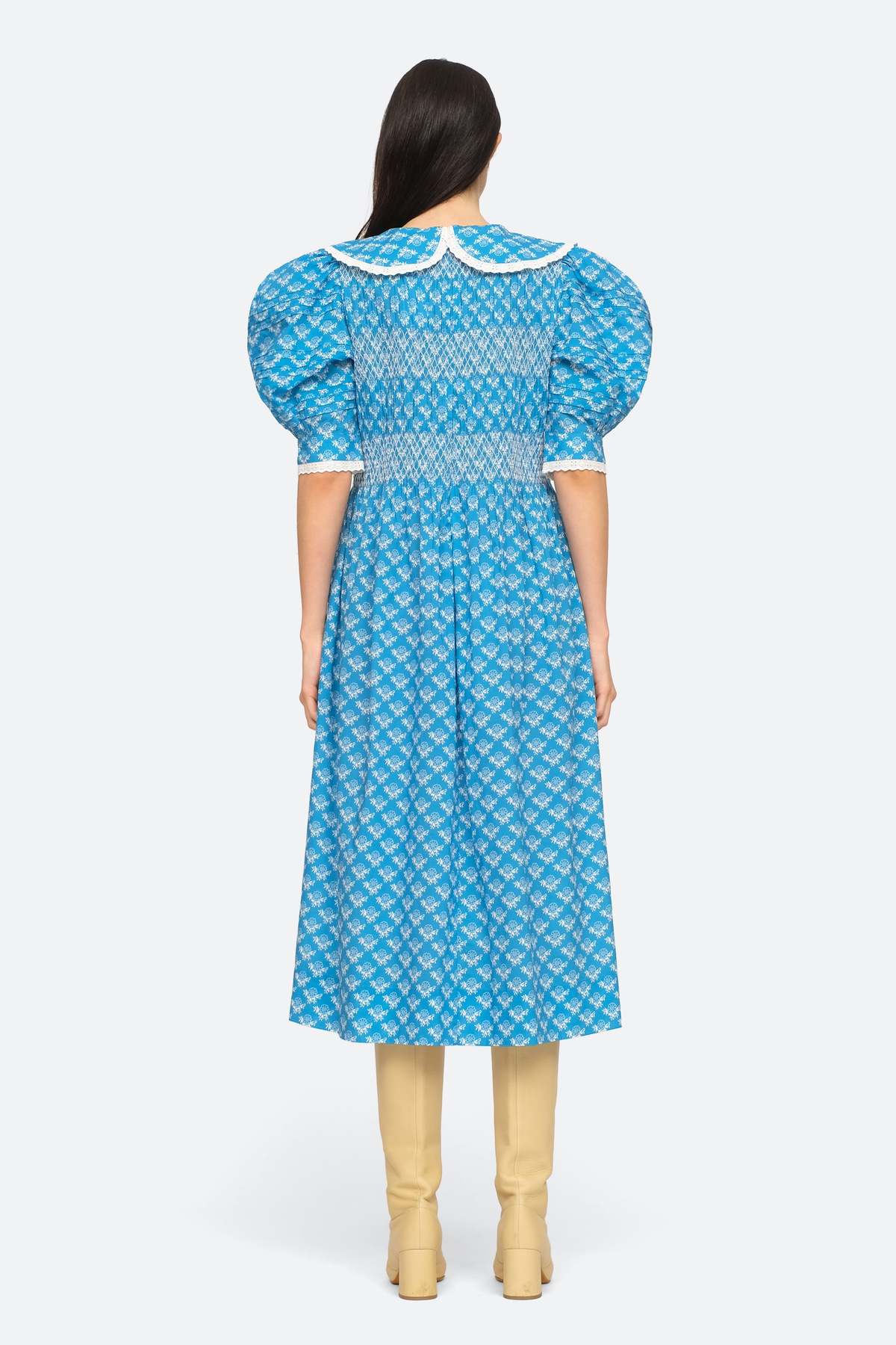 Sea NY Annika Midi Dress - Blue | Garmentory