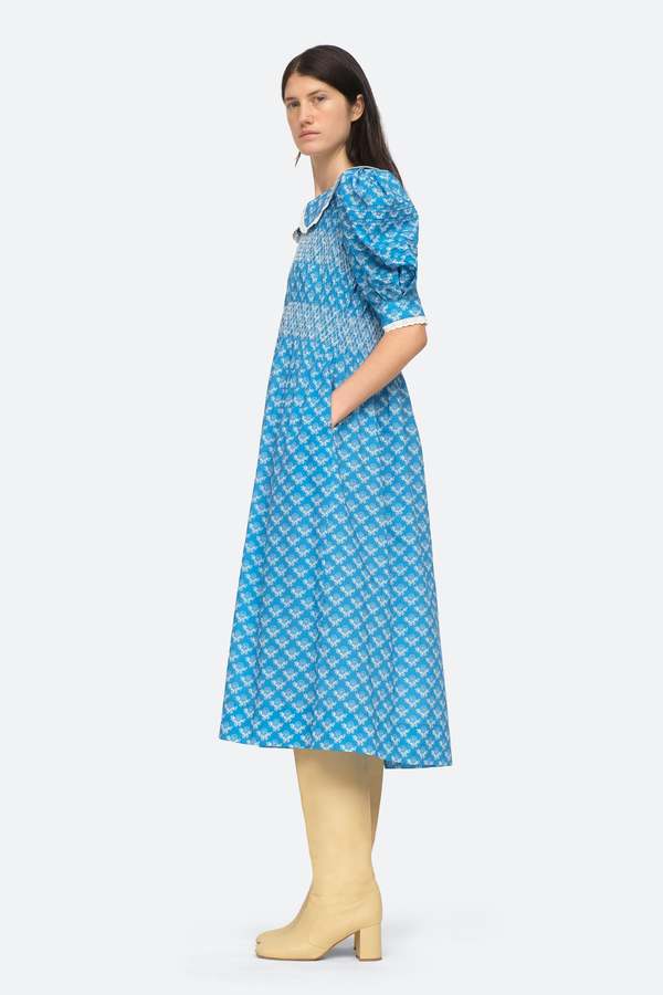 Sea NY Annika Midi Dress - Blue