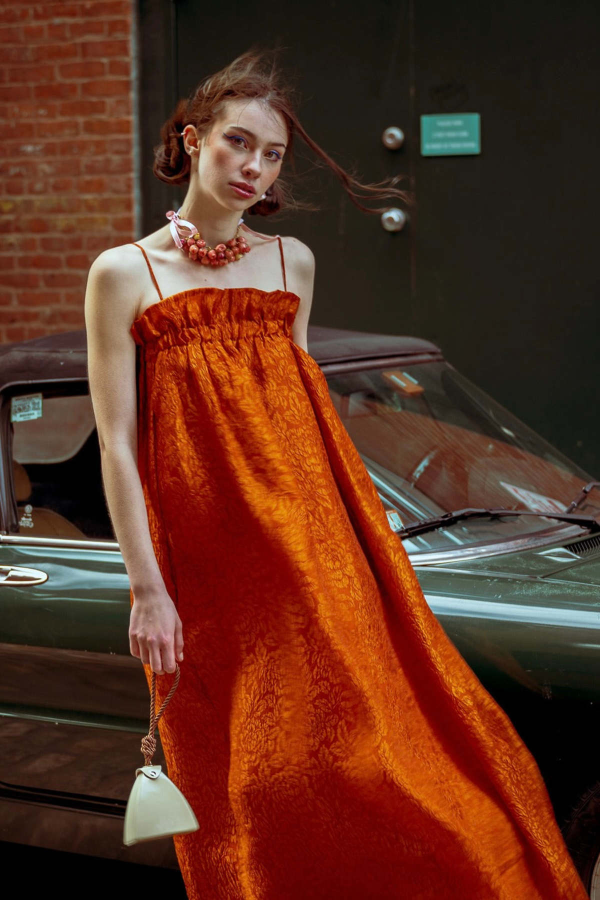 Essentiel Antwerp Bibi Maxi Dress - Bronze - Image 2 of 9