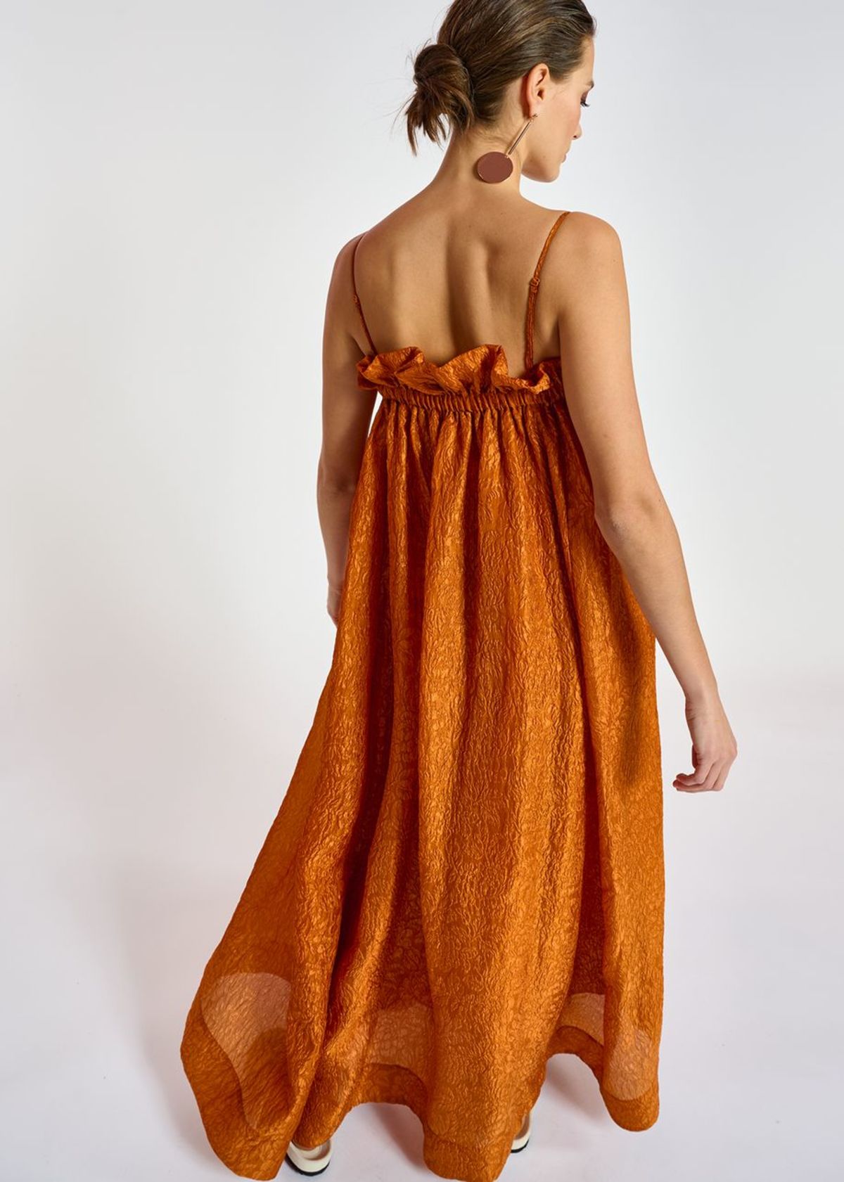 Essentiel Antwerp Bibi Maxi Dress - Bronze - Image 4 of 9