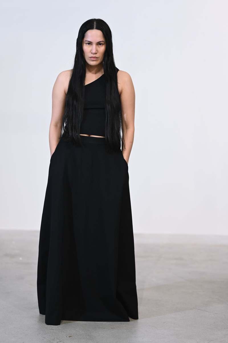 Diamond Leah Volume Skirt - Black