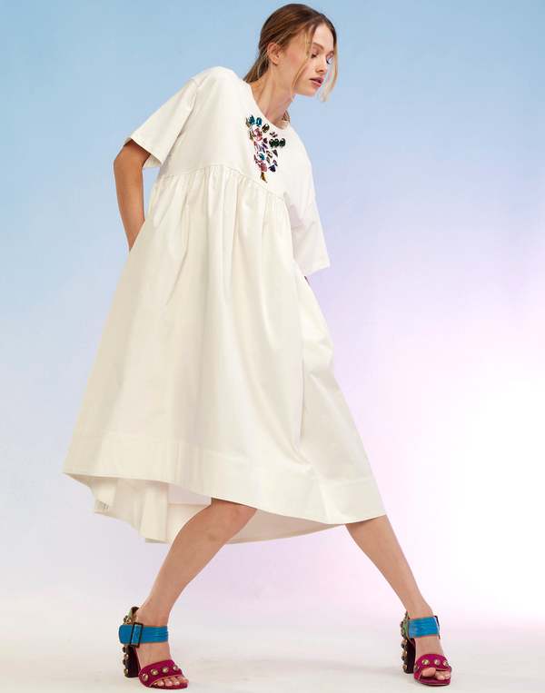 Cynthia Rowley Gem Stone Tee Dress | Garmentory