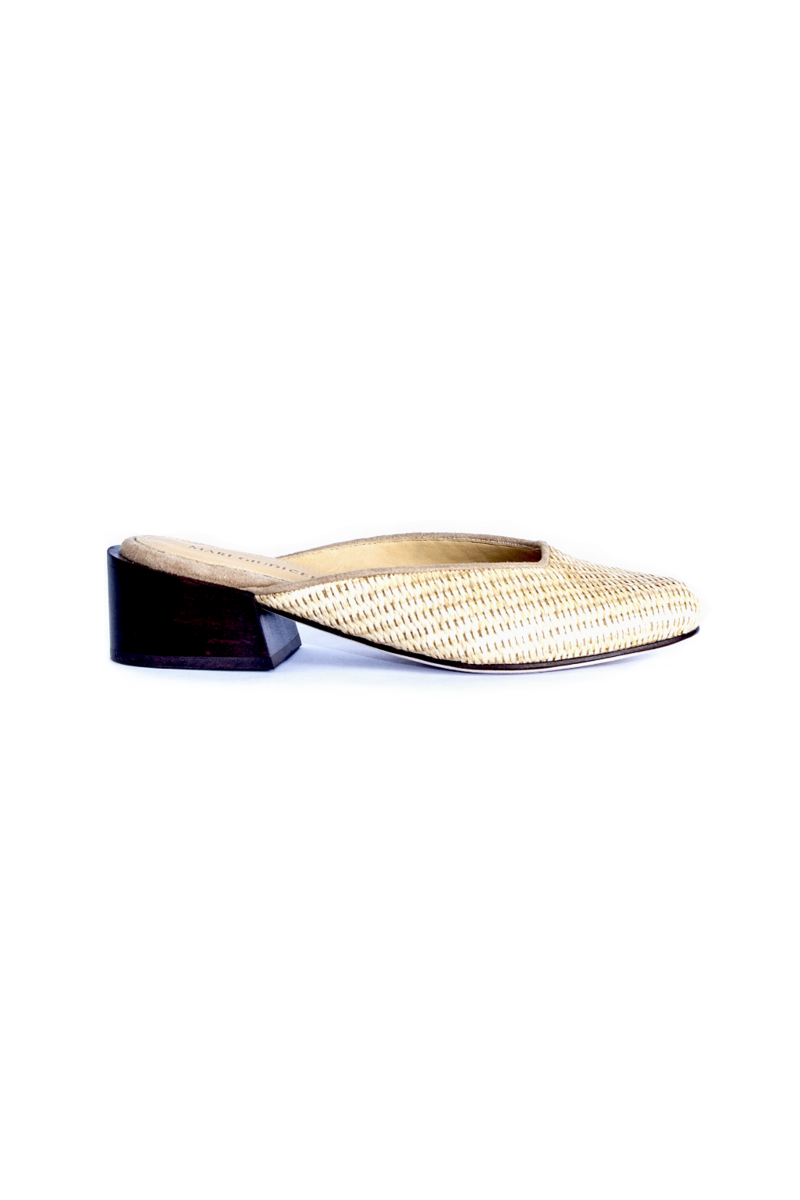 Mari Giudicelli Leblon Mule - Raffia Mari Giudicelli Leblon Mule - Raffia