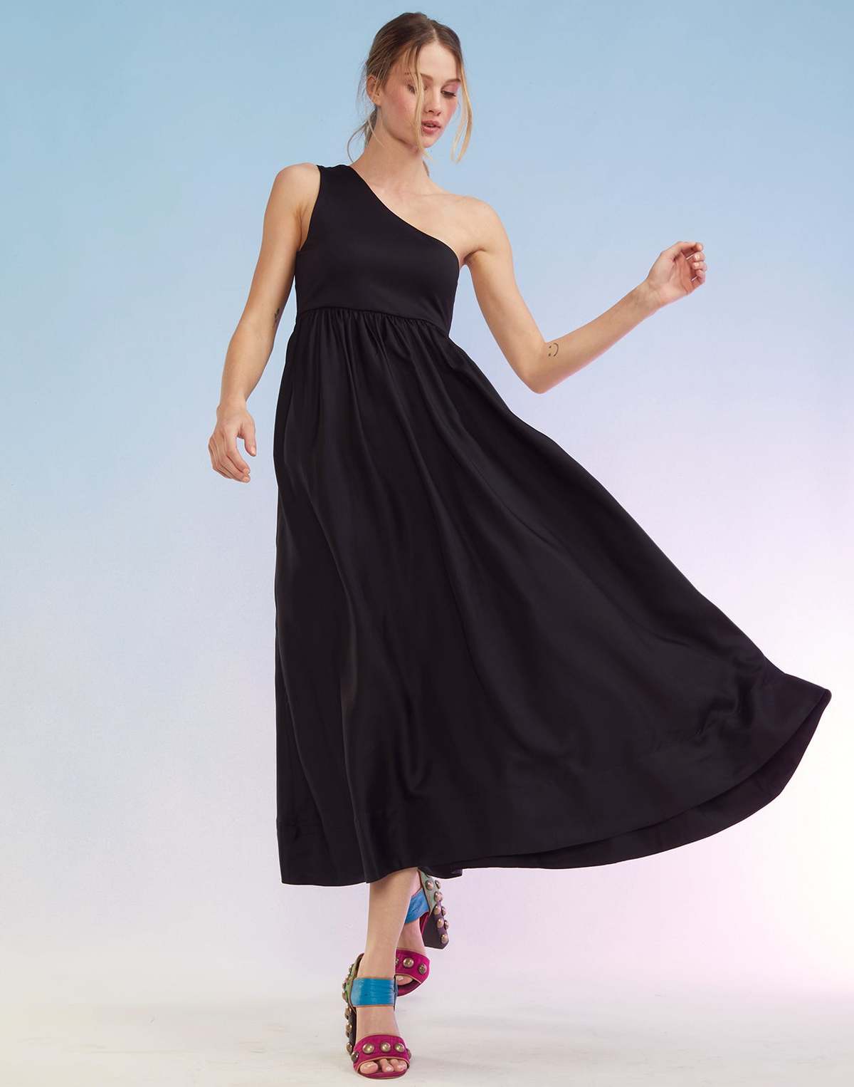 cynthia rowley one shoulder dress Cynthia Rowley Violetta Dress