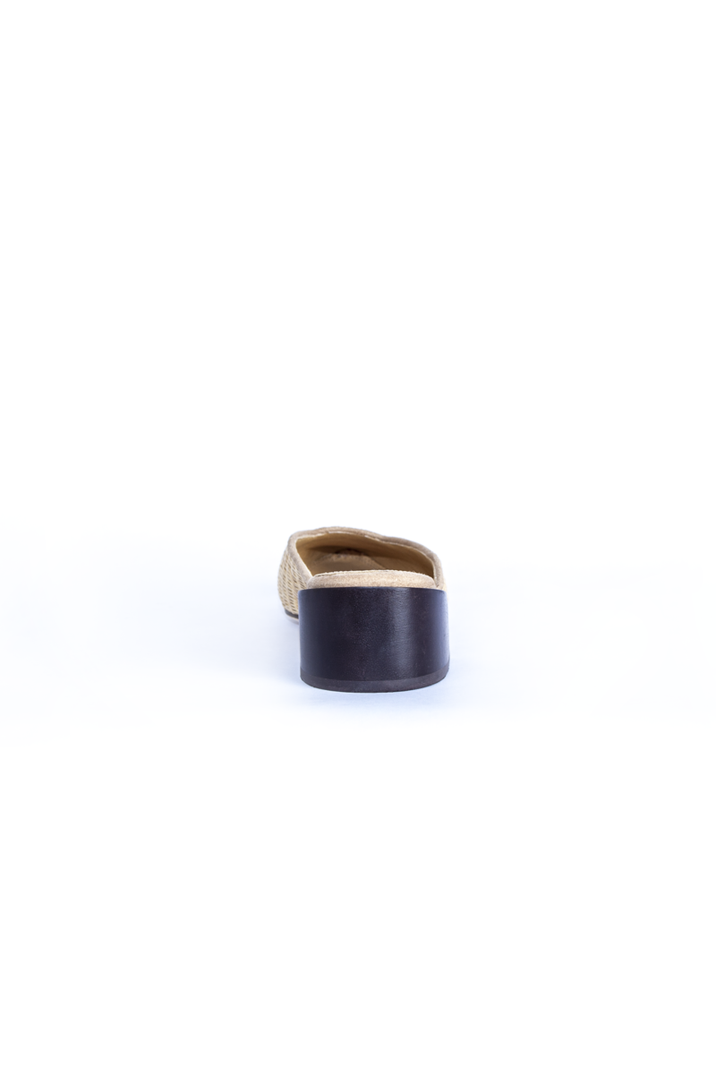Mari Giudicelli Leblon Mule - Raffia Mari Giudicelli Leblon Mule - Raffia