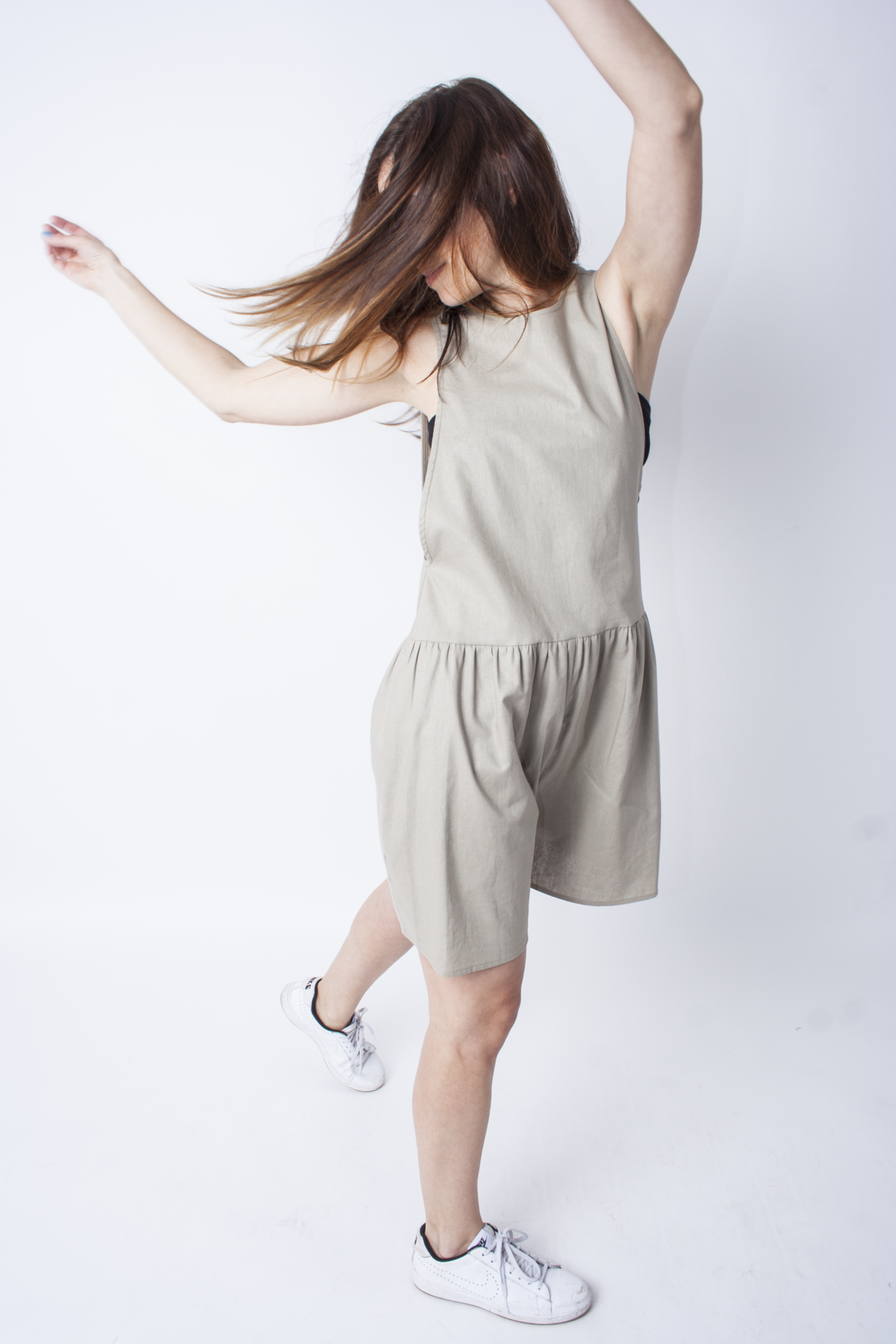 In God We Trust Saddle Romper - Tan - Image 6 of 11