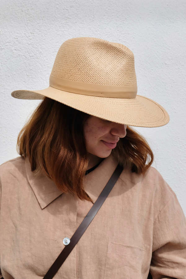 Janessa Leone Simone Hat - Sand | Garmentory display picture 1