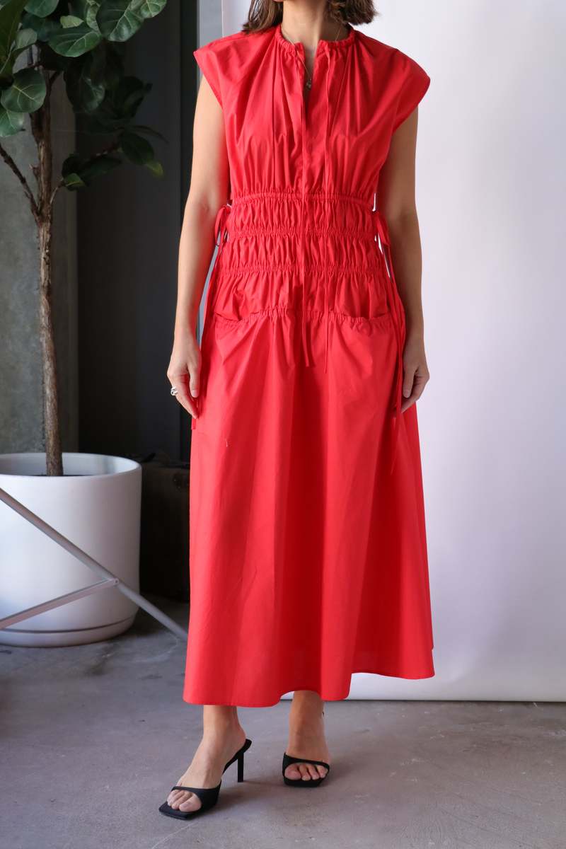 proenza schouler orange dress Proenza Schouler White Label Violeta Frayed Jacquard Maxi Dress