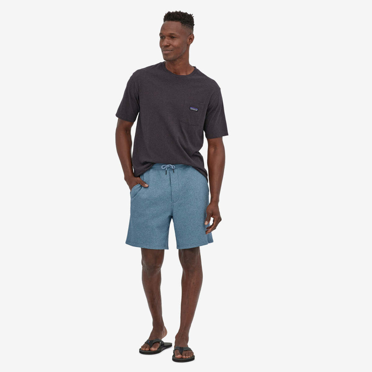 Patagonia Mahnya Fleece Shorts Light Plume Grey Garmentory