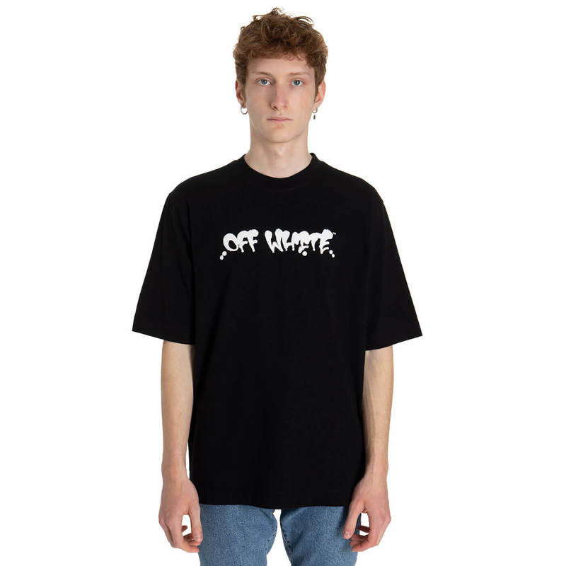 【24AW NEW】Off-White_men / ロゴ スウェットシャツ / Black Hide and Seek 「Old English Swea Shirt (24AW」 ガーメント
