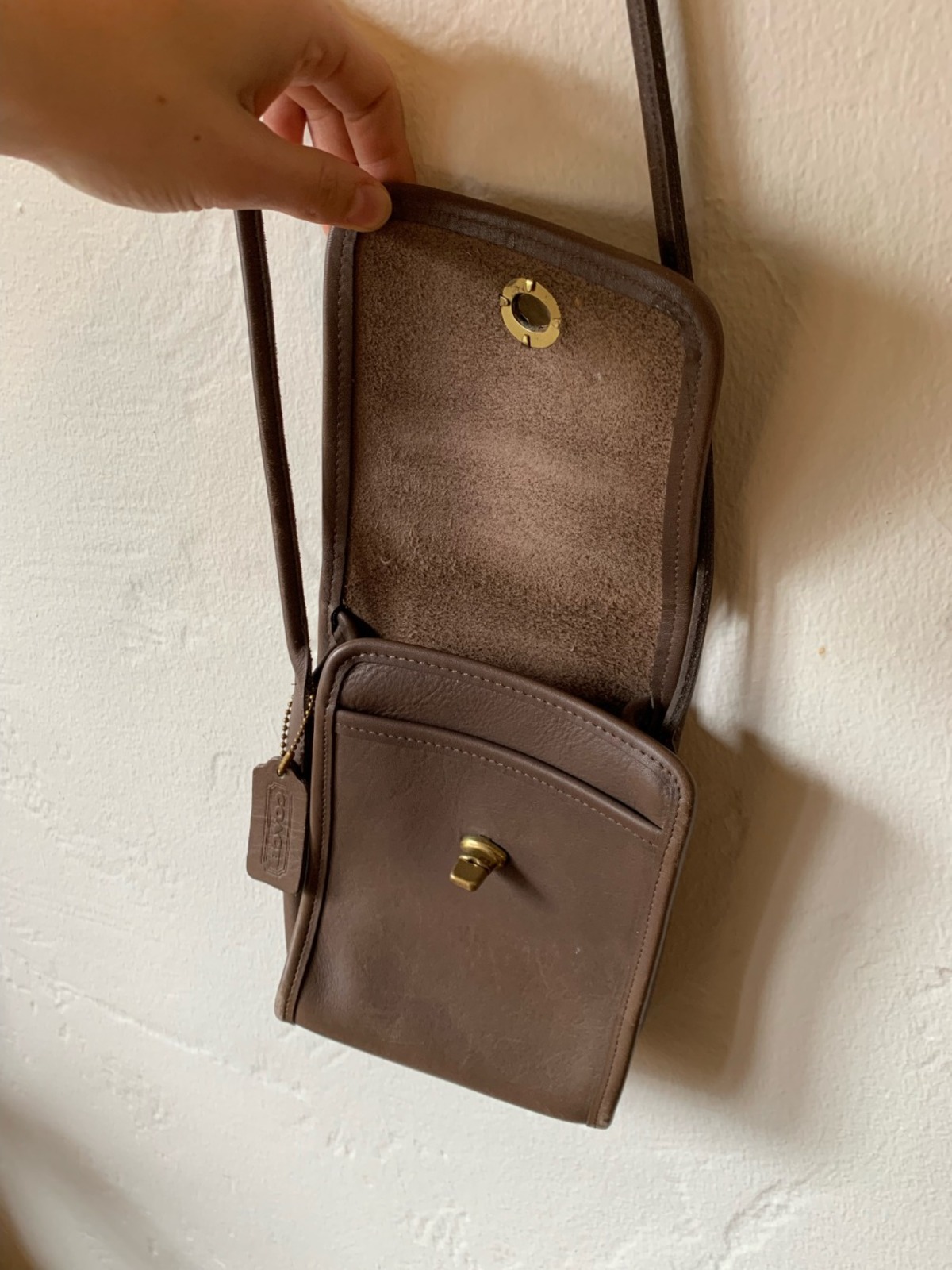 Coach Leather Scooter Handbag - Image 4 of 6