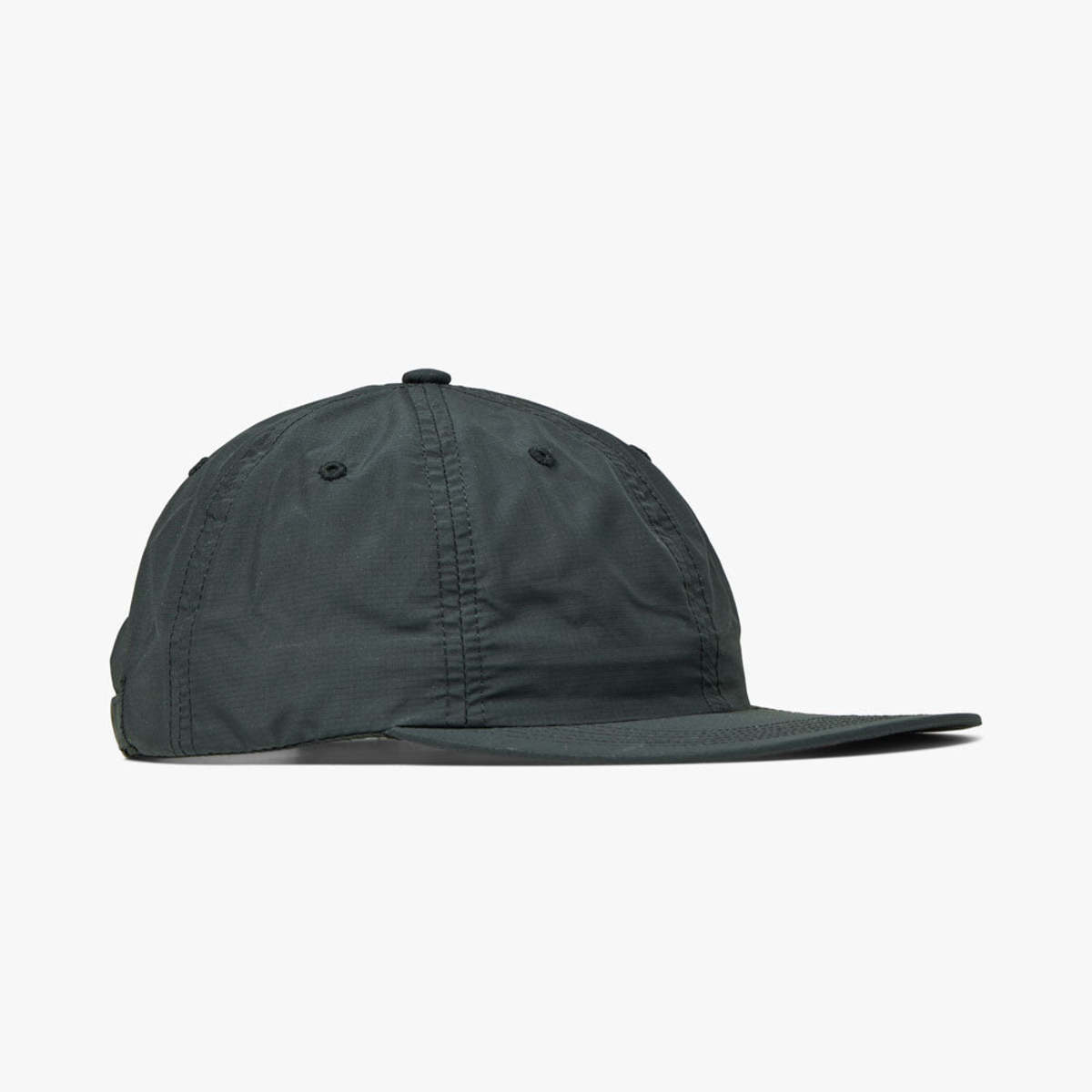 Maharishi Recycled Ripstop 6 Panel Cap - Black | Garmentory