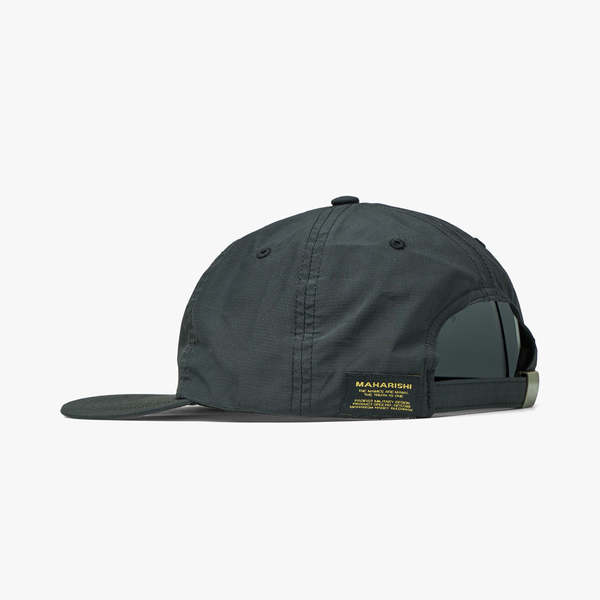 Maharishi Recycled Ripstop 6 Panel Cap - Black | Garmentory