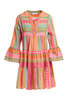 Devotion Twins Ella Dress Short - Multi N. Pink/Orange - Thumbnail 4