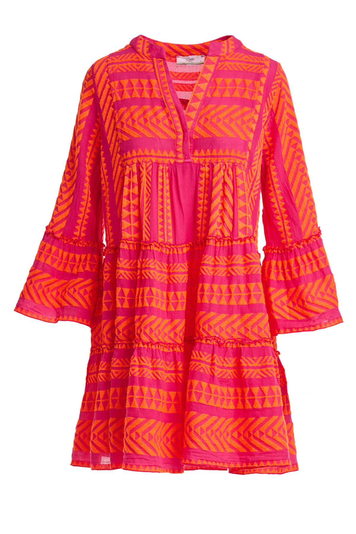 Devotion Twins Ella Dress Short - N.Orange/Fuschia - Image 5 of 5